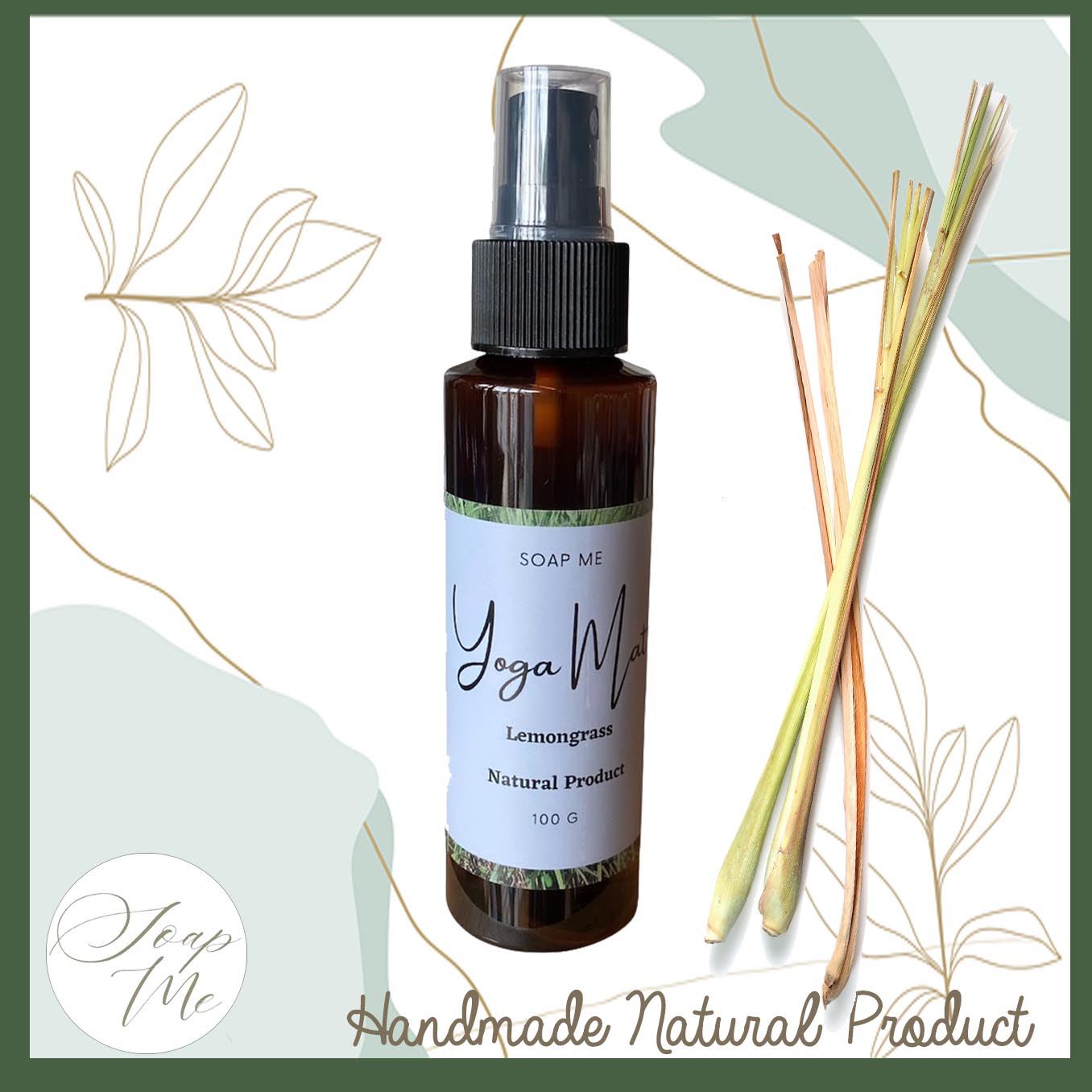 yoga spray lemongrass soap me new Lemongrass yoga mat spray with lemongrass essential oil