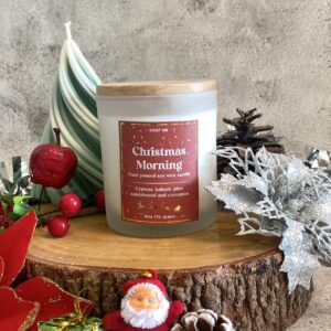 Christmas morning - scented organic soywax candle