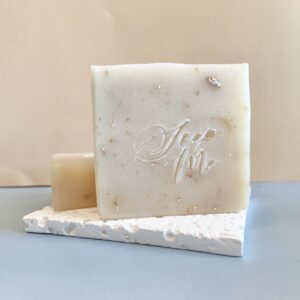 Honey and Oat Scrub Soap with Cocoa butter