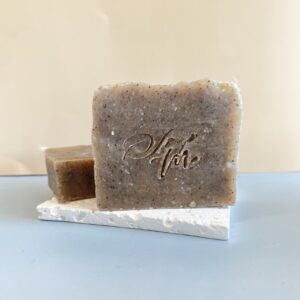 Coffee scrub soap