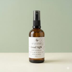 good night room spray with essential oil