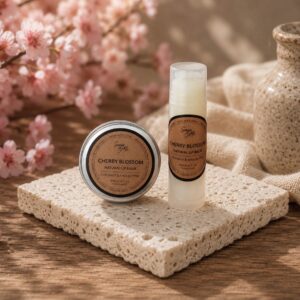 Cherry blossom lip balm