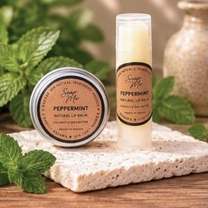 peppermint natural lip balm
